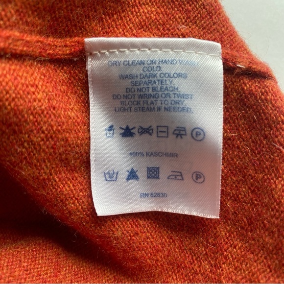 100% Cashmere Lands’ End Men’s Sweater XL - Picture 10 of 10